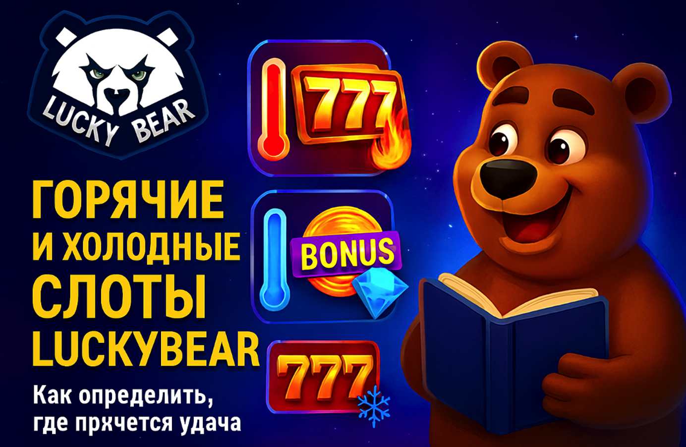 Горячие и холодные слоты Lucky Bear: как определить, где прячется удача